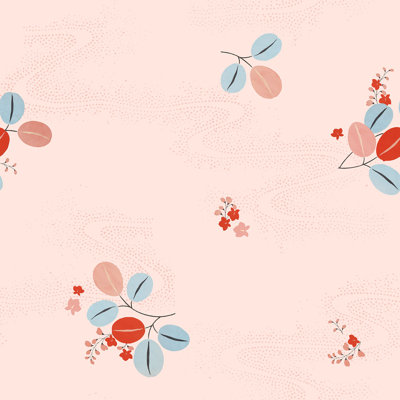 Rouleau de papier peint L 33 pi x l 20,5 po Yuki Osada Dreams of Spring