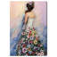 Floral, robe fluide - impression-72505485-72505486