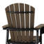 Chaise Adirondack pliante, noire-1930660662