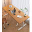 Bureau réglable à manivelle en bois massif-1499520710