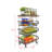 Magdlene 12'' W Height -Adjustable Shelving Unit with Wheels