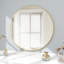 Miroir mural rond en aluminium Bhage-747923984-747923989