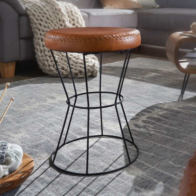 Bowdoin Metal Accent Stool