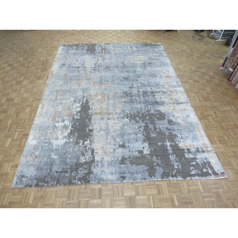 Hand Knotted Abstract Indoor Rug