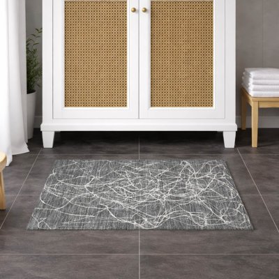 Tapis moderne intérieur / extérieur lavable à la machine ACN2826