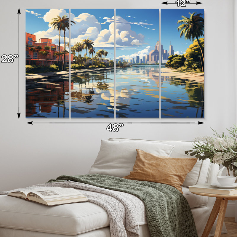 Coastal U.S. States & Territories Wall Decor on Metal