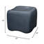 Cushion Concrete Stool, Cream-143027660