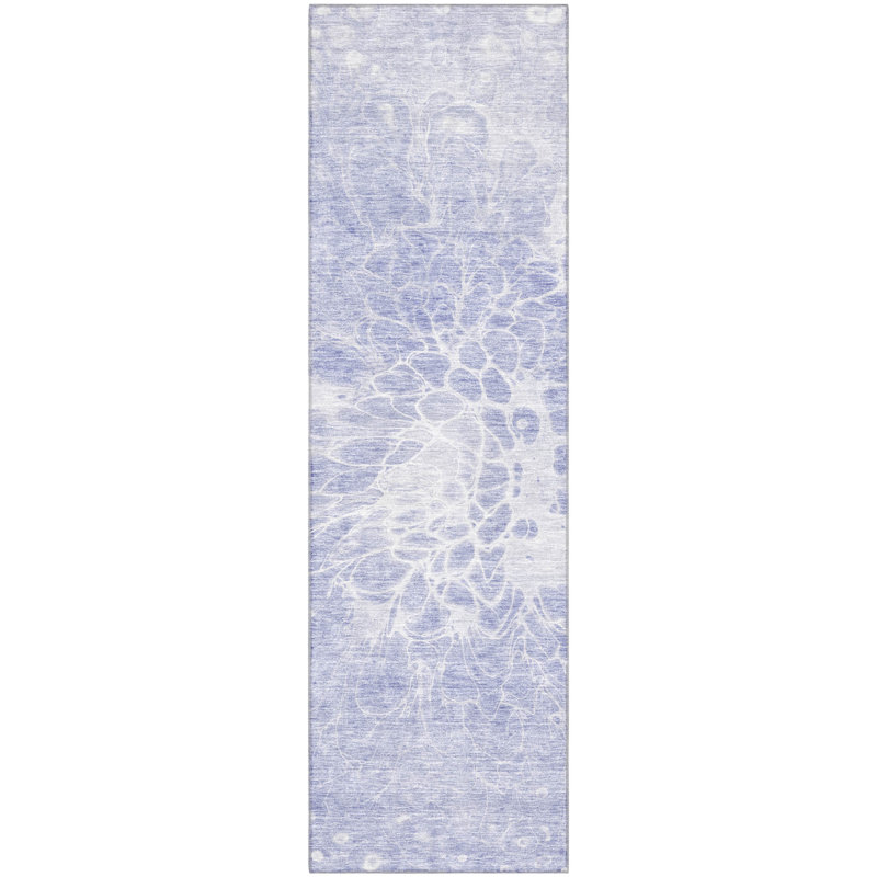 Premium Machine Washable Arnette Lavender Rug, Runner 2'3" x 7'6"