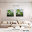 Harnek Monstera feuilles sur marbre noir et carreaux-109392951