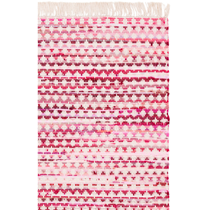 Tapis en coton tissé à la main Montauk 538, Rectangle 6 pi x 9 pi