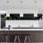 Westford 1-Light Shiny Bronze Drum Chandelier with Clear Glass Bars