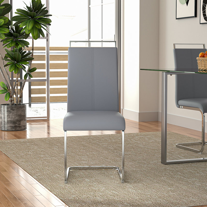 Fredi Cantilever Chair, Grey