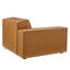 Canapé modulaire en cuir vegan Crumbley