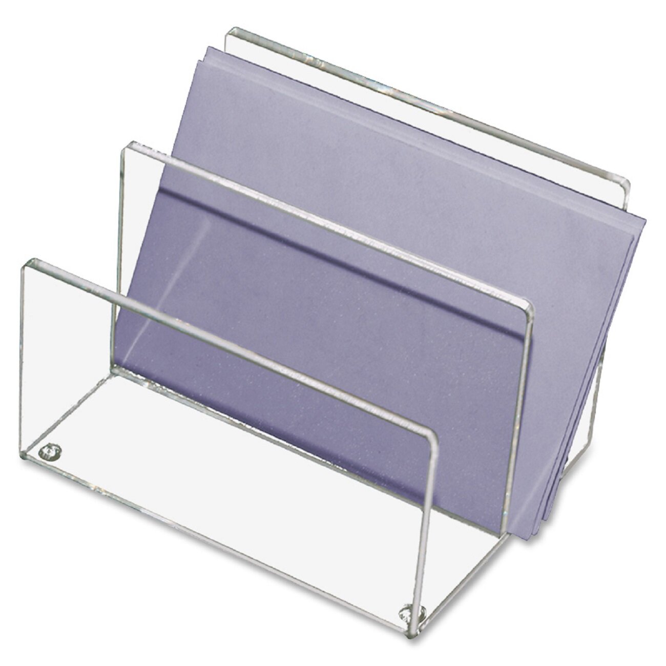 Acrylic Paper Tray 2 Pack Clear Letter Tray Desk Stackable Organizer Tray  for Sc