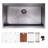 32'' L Undermount Single Bowl Stainless Steel Kitchen Sink