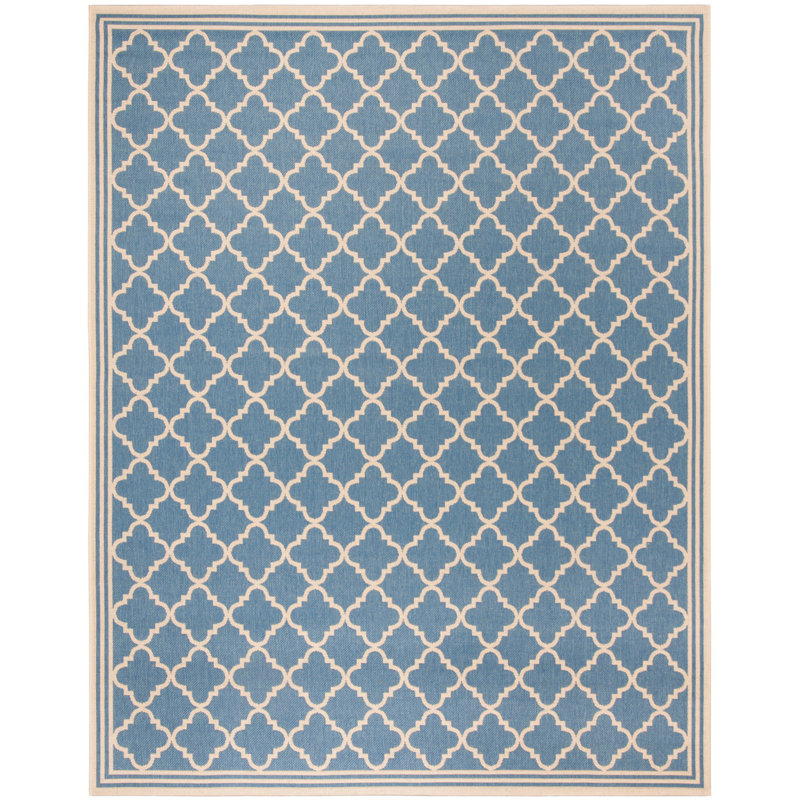 Adler Performance Geometric Indoor/Outdoor Area Rug, Rectangle 9' x 12'