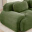 Modulaire en forme de U en olive, fabriqué en tissu de velours côtelé, sans assemblage nécessaire, base antidérapante, pour animaux de compagnie, incurvée, éponge haute 32d pour un usage domestique