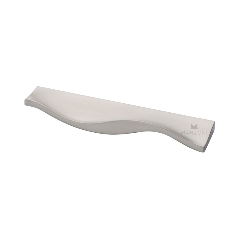 Wave Cabinet Pull, Satin Nickel, 3 3/4″