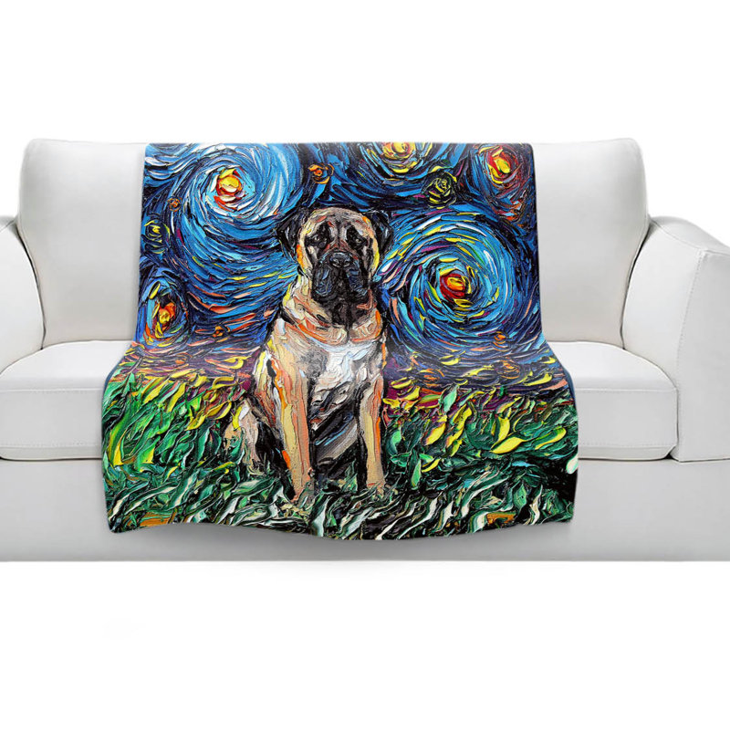 Hand Woven Throw Blanket, 68" x 80"
