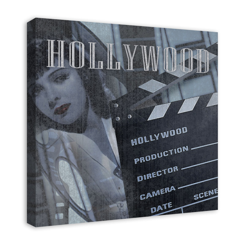 " Hollywood Production ", 24" H x 24" W x 1.25" D