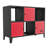 X Rocker Mesh-Tek Wide 6 Cube Unit - Storage Unit