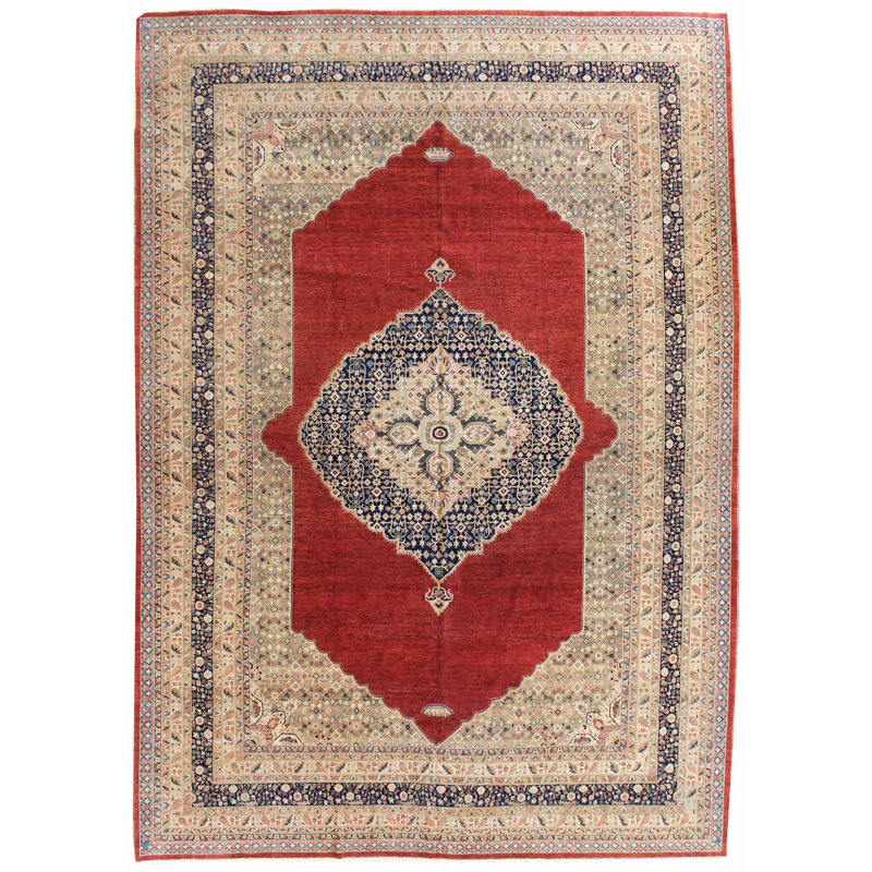 Haji Jalili One-of-a-Kind 12' x 16'3" New Age Area Rug in Red/Blue