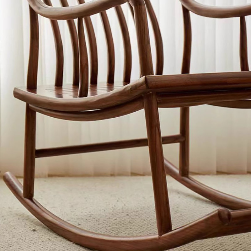 Chaise berçante Elm, Brun