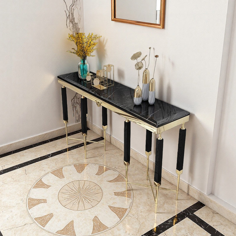 Console multifonctionnelle de luxe, H 33,46 po x l 47,24 po x P 15,75 po