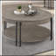 Table basse contemporaine 1Pc avec tablette de rangement