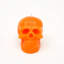 Boîte de bougie crâne d'Halloween multicolore - 6 pièces