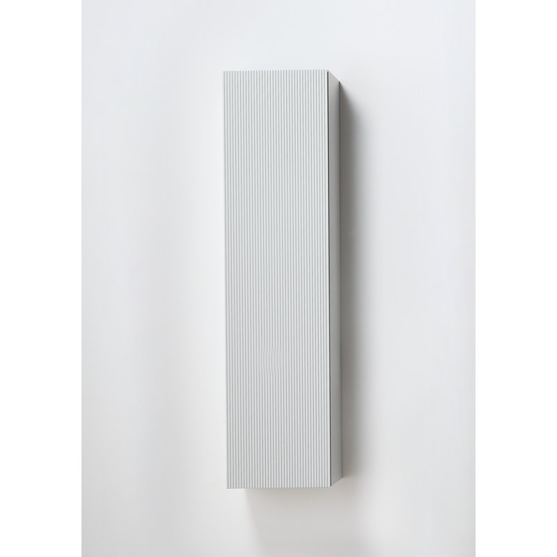 Armoire à linge murale Nikolaus, Gris clair