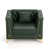 Green Faux Leather
