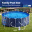 Piscine fraîche hors-sol encadrée-112544525