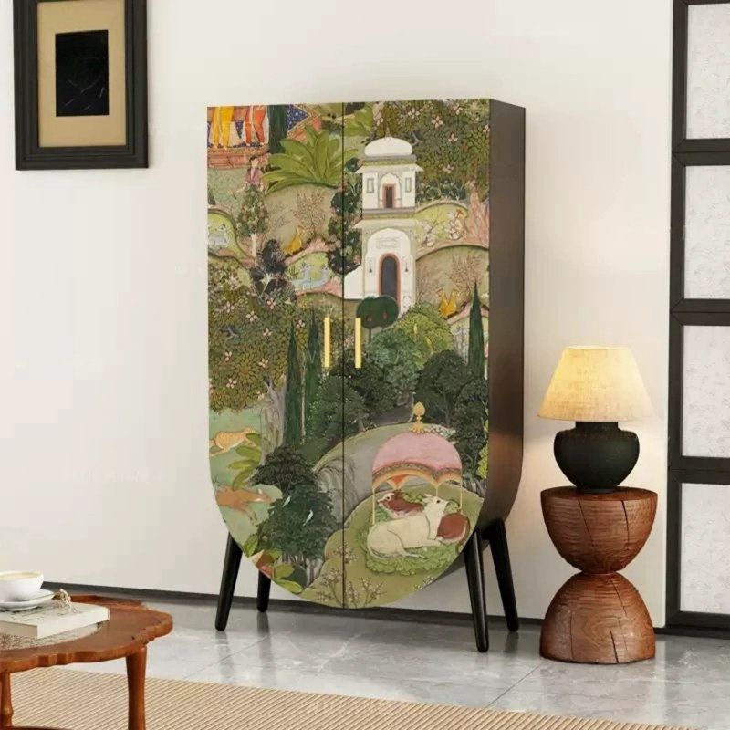 Armoire moderne à double porte minimaliste