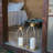 Modern Farmhouse Lantern Decor- Black Metal Candle Lanterns For Christmas- Lanterns Decorative W/Timer Flickering Candles For Living Room,Home,Indoor, Outdoor,Table,Fireplace Mantle Décor-733216685-733216687