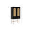 Console Aramantha moderne noire avec pieds en métal, 31,5 po x 59,1 po x 15,4 po | 100% aggloméré enduit de mélamine, conception durable | Style industriel, parfait pour le vestibule ou le salon, supporte jusqu'à 33,1 lb