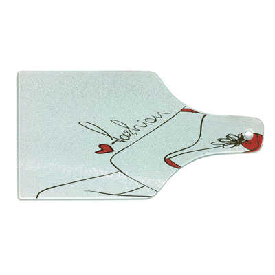 Planche à découper en verre trempé Ambesonne