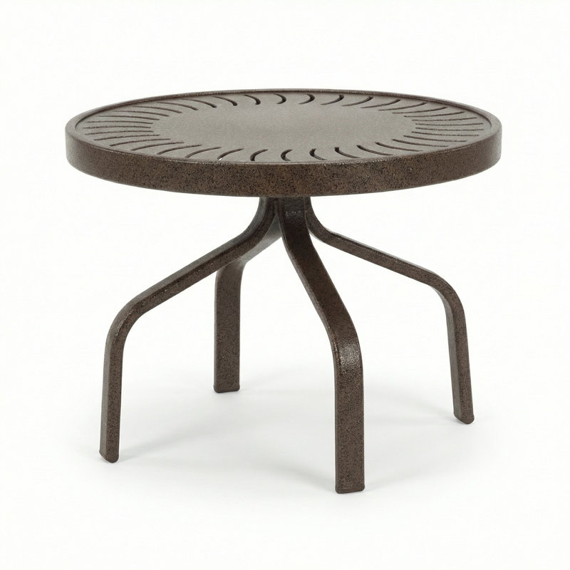 Table d'appoint ronde 18 po Windward, Âge de bronze