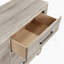 Commode à six tiroirs, commode en bois pour chambre à coucher