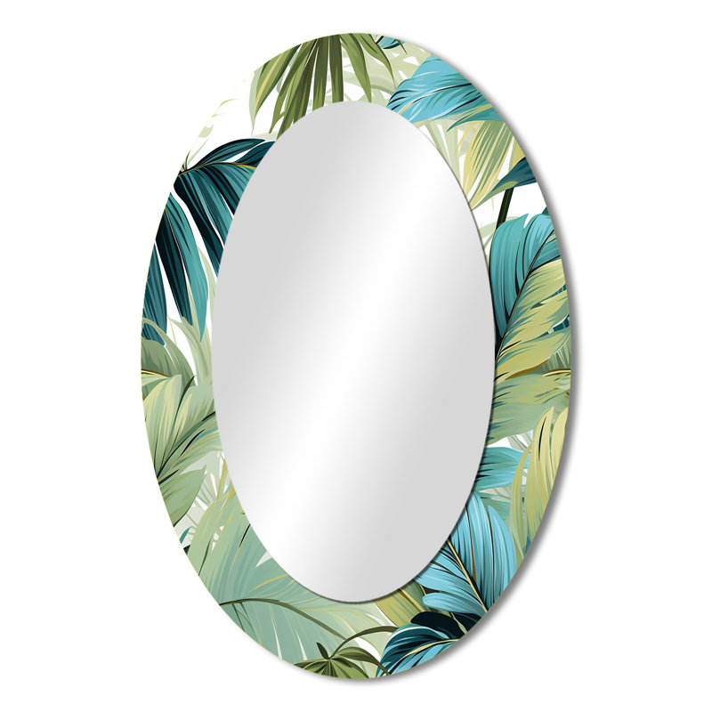 Miroir mural Palm Oasis, H 36 po x l 24 po