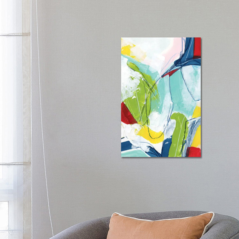 Camera Shy III by June Erica Vess - Wrapped Canvas Painting, 66.04 cm H x 45.72 cm W