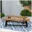 Outdoor Bench Set Of 2 For Patio Garden Outdoor Seating And Decoration