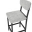 Table de salle à manger moderne et chaises pour 2 personnes, ensemble de table de salle à manger avec finitions en marbre et 2 chaises rembourrées-519649722