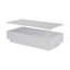 Table basse moderne à 2 tiroirs avec lumières DEL modernes-407757919