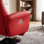 Fauteuil inclinable électrique pivotant de 320 degrés en cuir italien Eclipse-676204631
