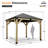 10 pi. L 10 pi. D Pavillon de jardin en bois-93818301