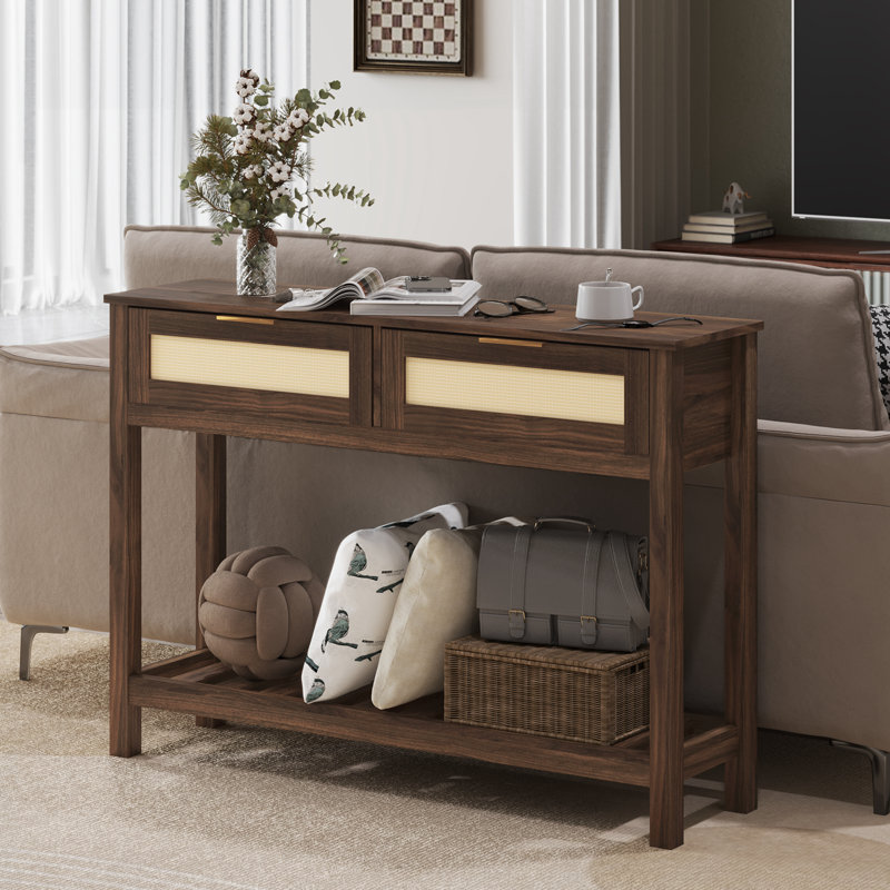 45.3'' Console Table, Brown