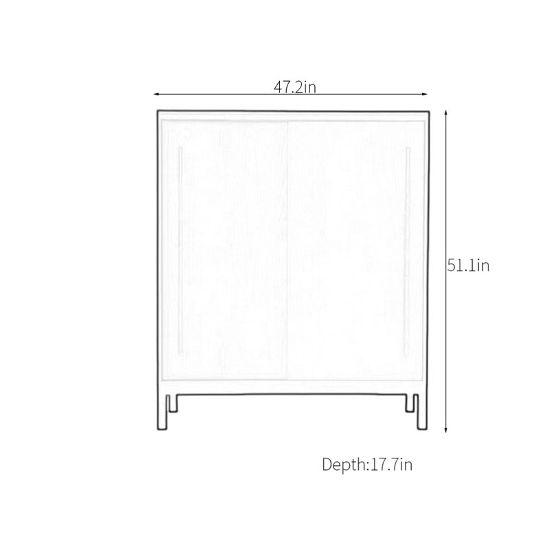 Modern Homestay Porch Cabinet