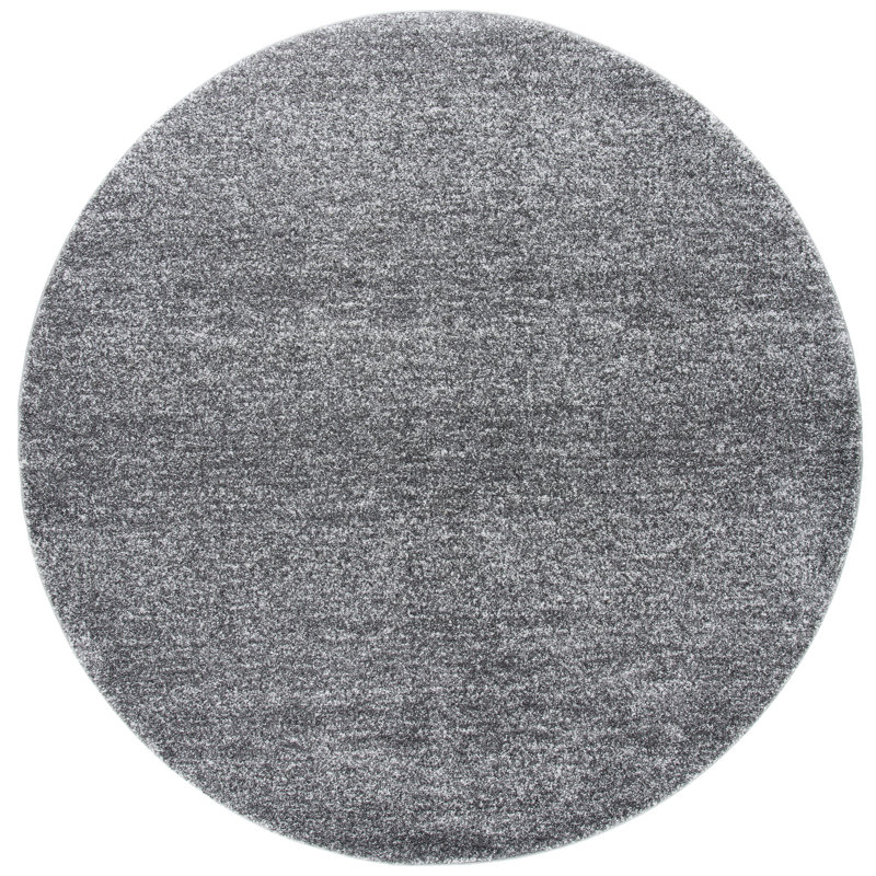 Tapis de couleur unie Retro 500 Performance, Rond 6 pi 7 po