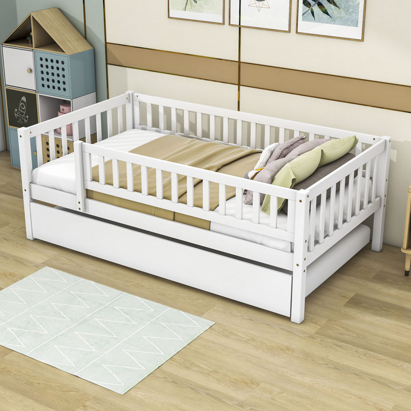 Lit de jour avec couchette Idonna, Blanc, Simple